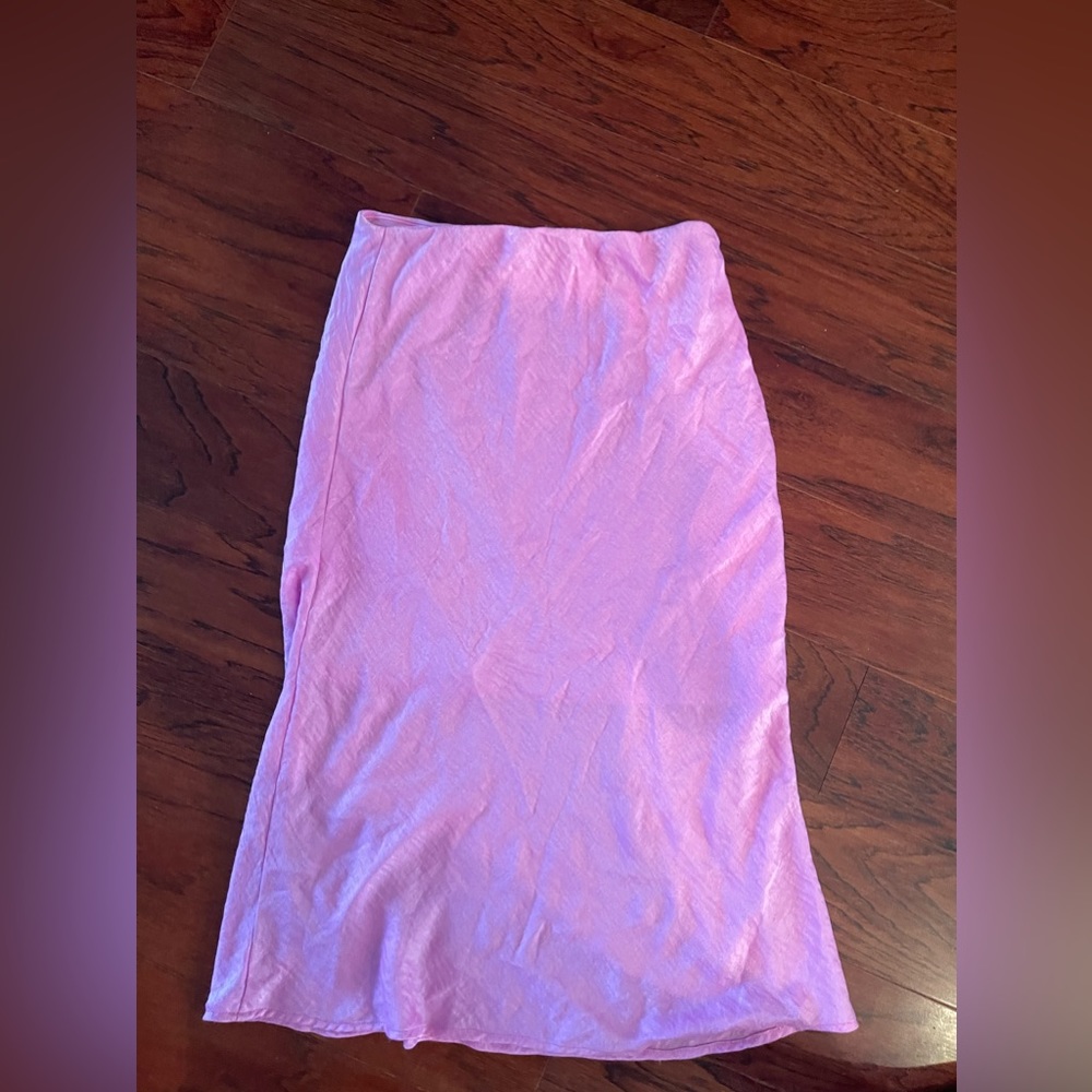 Satin midi skirt - Wild Fable